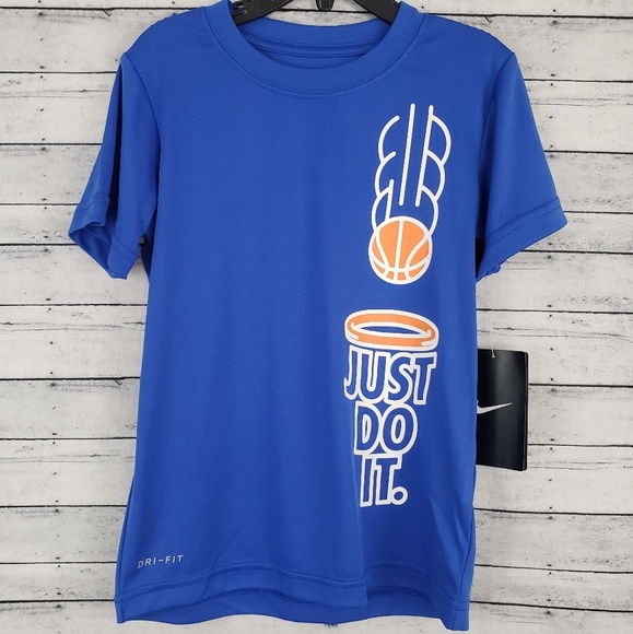 🆕️ Nike | Blue Dri-Fit Basketball Tee & Short Set - Picture 2 of 5